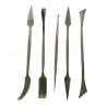 Set of 5 plaster tools in a case - art store - craze for plastics