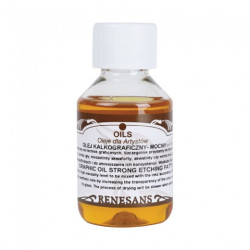 Renesans olej kalkograficzny mocny 100ml - sklep plastyczny - szał dla