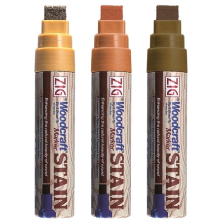 Kuretake woodcraft stain markers for wood 15mm - szal art - sklep plas