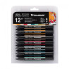 Winsor&Newton promarker manga set 2 zestaw 13 kolorów - sklep plastycz