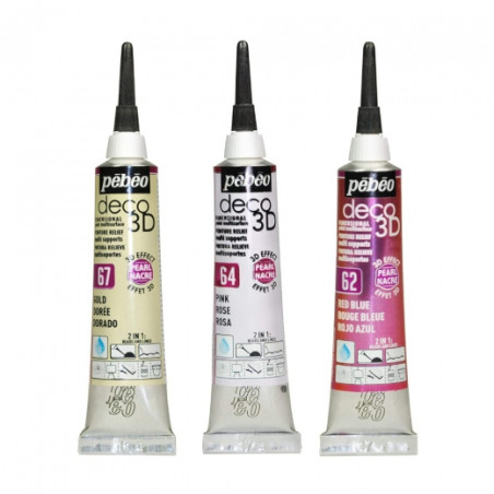 Contour Painting Pebeo Deco 3D 20ml - szal art - sklep plastyczny