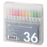 Kuretake clean color real brush a set of 36 markers - szal art - sklep