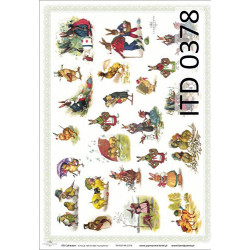 Decoupage Paper A3 ITD 378 sklep plastyczny - szał dla plastyków