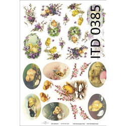 Decoupage Paper A3 ITD 385 - sklep plastyczny - szał dla plastyków