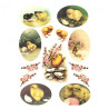 Decoupage rice paper A4 ITD R308 easter chickens
