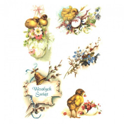 Decoupage Rice Paper A4 ITD R300 easter themes