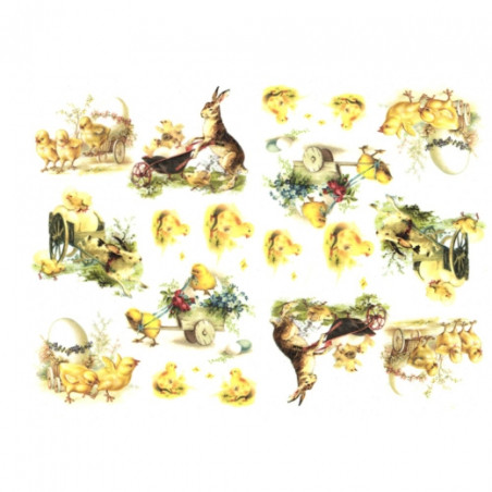 Rice decoupage paper A4 ITD R303 easter