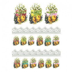 Rice decoupage paper A4 ITD R304 easter