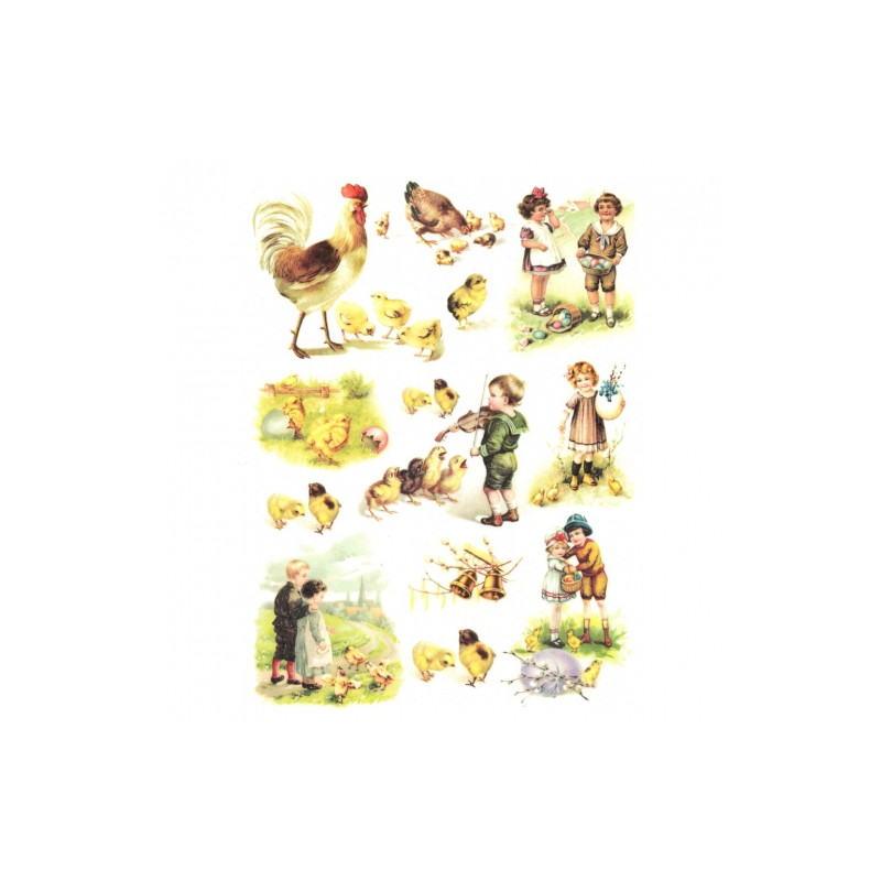 Rice decoupage paper A4 ITD R298 easter