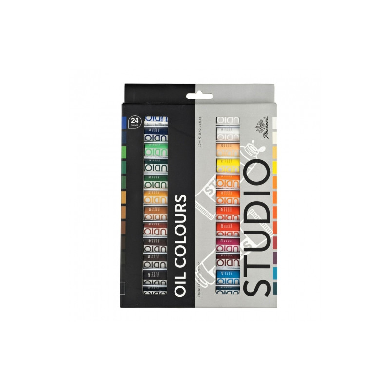 Phoenix oil paints set 24 colors