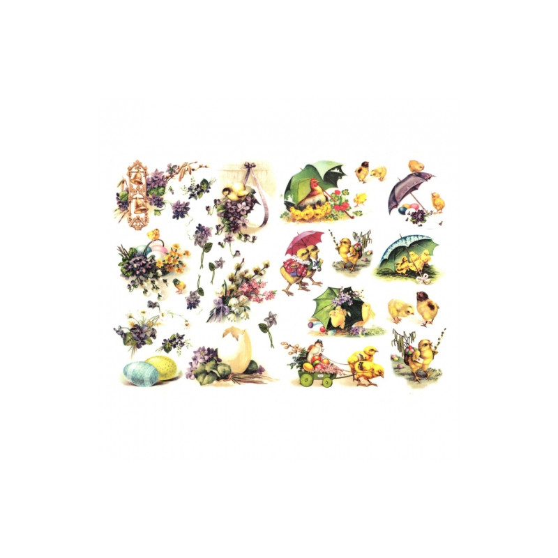 Rice decoupage paper A4 ITD R488 easter