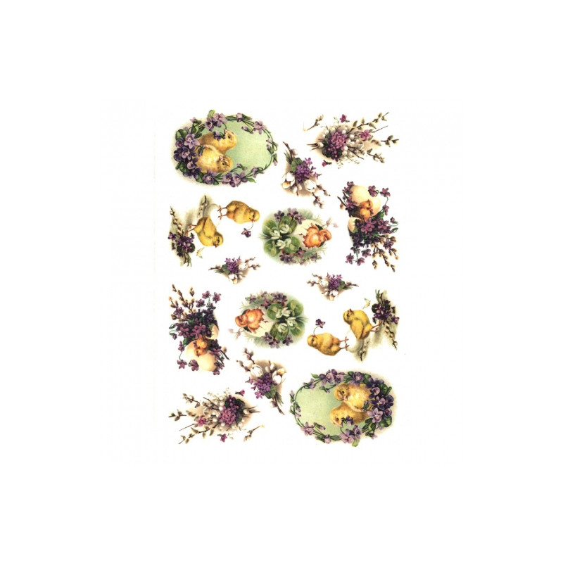 Decoupage Rice Paper A4 ITD R299 - sklep plastyczny - szał dla plastyk