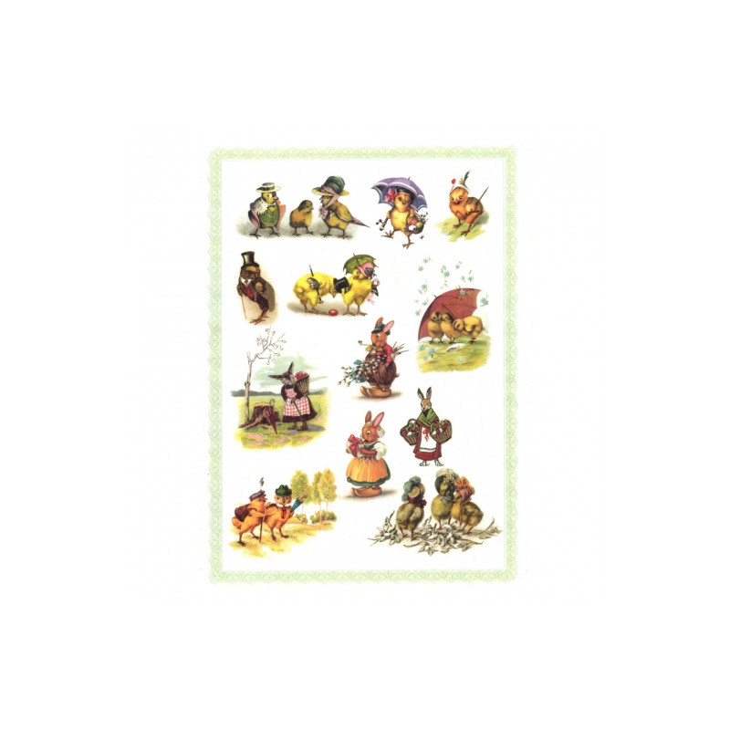 Decoupage Rice Paper A4 ITD R285 easter