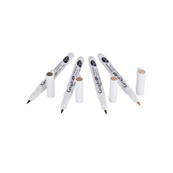 Set of 4 Pen Graphit Liner Brush Brown - szal art - sklep plastyczny