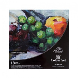 Phoenix oil paints set - 18 colors