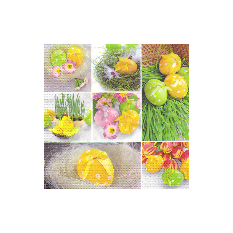 Decoupage Easter Napkin 32-190117 - sklep plastyczny - szał dla plasty