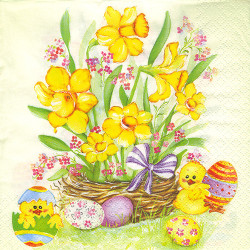 Decoupage Easter Napkin 21-SLWL 008101 - sklep plastyczny - szał dla p
