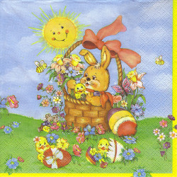 Serwetka do decoupage 21-SLWL 001401 Wielkanoc - sklep plastyczny - sz