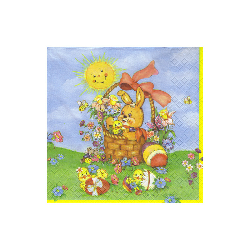 Decoupage Easter Napkin 21-SLWL 001401 - sklep plastyczny - szał dla p