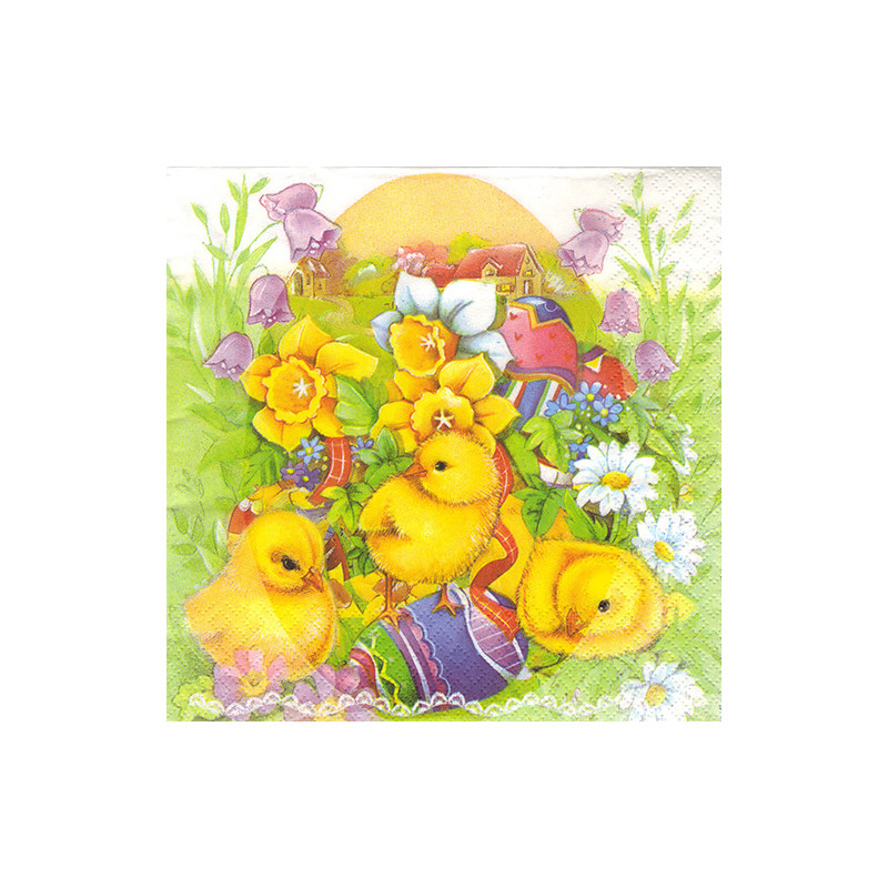 Decoupage Easter Napkin 29-SLWL 006101 - sklep plastyczny - szał dla p