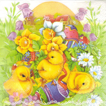 Decoupage Easter Napkin 29-SLWL 006101 - sklep plastyczny - szał dla p