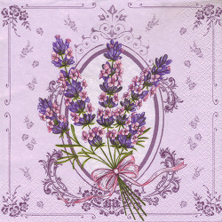 Napkin for decoupage Daisy 2-004701 lavender