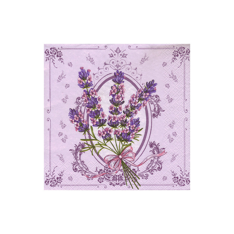 Serwetka do decoupage Daisy 2-004701 lawenda - sklep plastyczny - szał