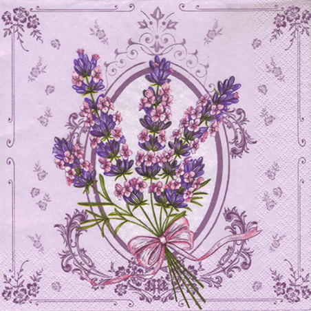 Napkin for decoupage Daisy 2-004701 lavender