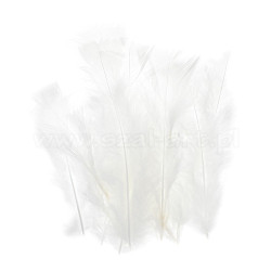 Decorative feather 12cm white - szal art - sklep plastyczny