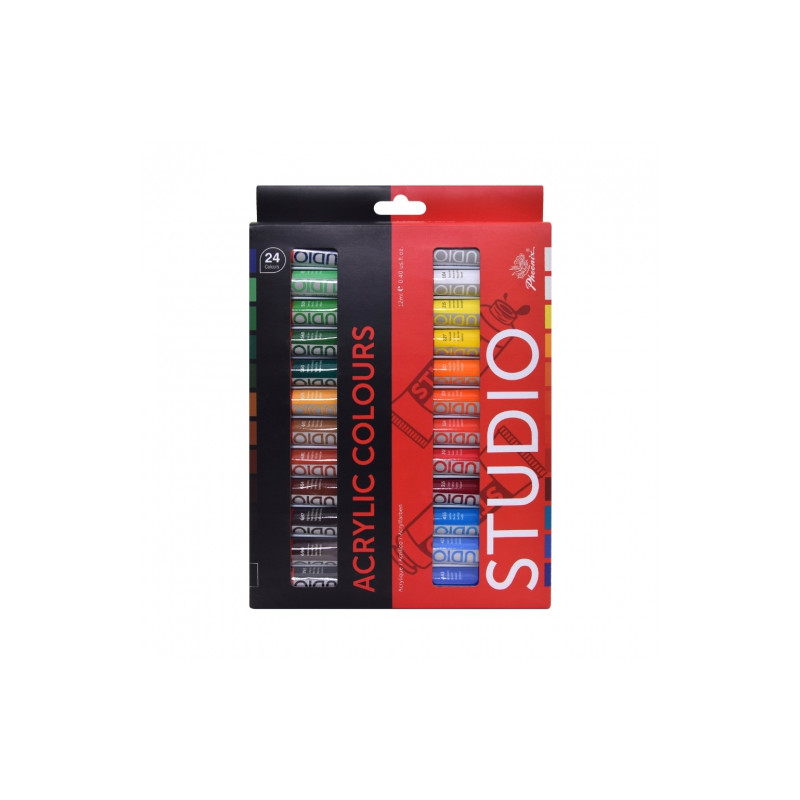 Phoenix zestaw farb akrylowych 24x12ml - sklep plastyczny - szał dla p