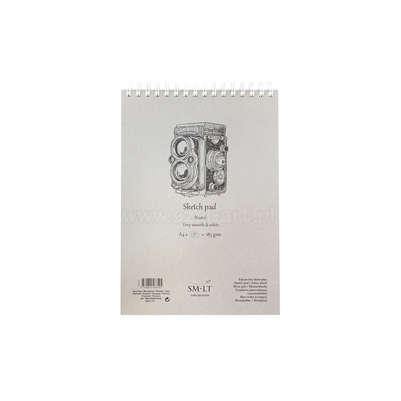 SM-LT sketch pad bristol sketchbook 185g spiral