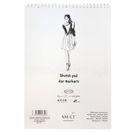 Sketch Pad Markers 100g SM-LT spiral - szal art - sklep plastyczny