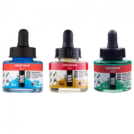 Talens amsterdam tusz akrylowy 30ml - sklep plastyczny - szał dla plas