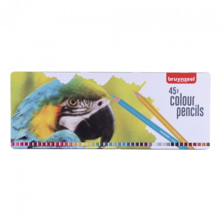 Bruynzeel set of 45 pencils metallic box