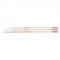 Talens artcreation set of 3 round bristle brushes