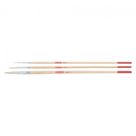 Talens artcreation set of 3 round bristle brushes