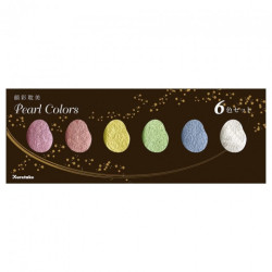 Kuretake gansai tambi pearl colors zestaw 6 perłowych akwareli - sklep