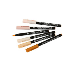Sakura koi manga set of 6 pens coloring brush