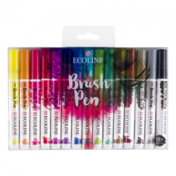 Talens ecoline set of 15 pens