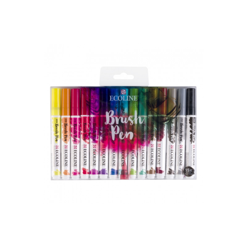 Talens ecoline set of 15 pens
