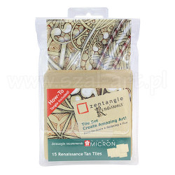 Zentangle renaissance set of 15 pieces - szal art -sklep plastyczny