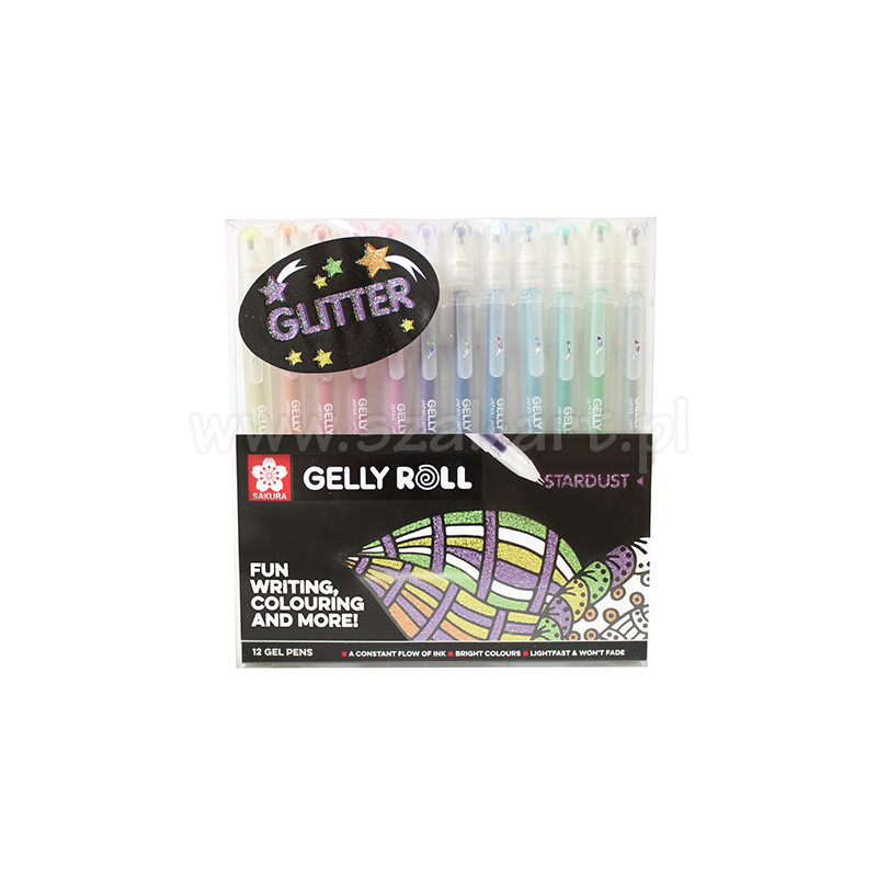Set of 12 gel pens Gelly Roll Stardust