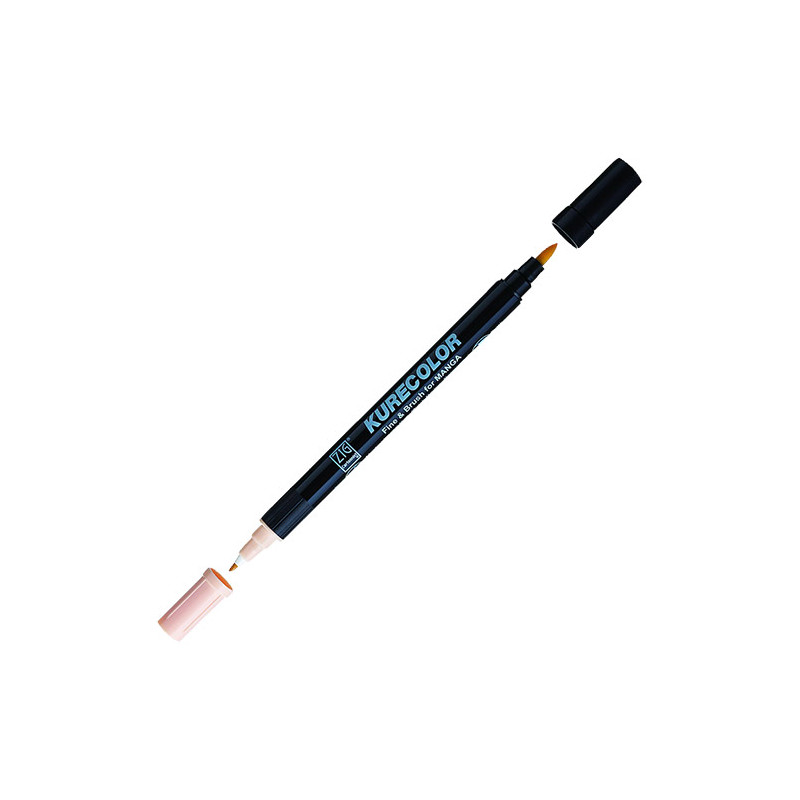 Kuretake kurecolor fine&brush for manga pisak dwustronny - sklep plast