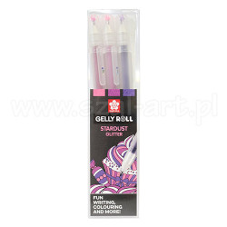 Set of 3 gel pens Gelly Roll Stardust Sweet - szal art - sklep plastyc