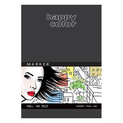Block Happy Color for markers 100g 25 sheets - szal art - sklep plasty