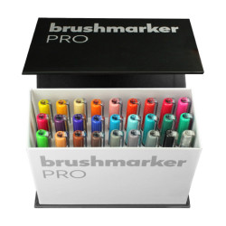Karin brushmarker pro zestaw 26 markerów minibox - sklep plastyczny -