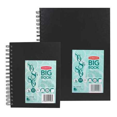 Szkicownik Derwent big book spirala 110g 86ark - sklep plastyczny - sz
