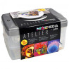 Pebeo mixed media atelier paint set + accessories