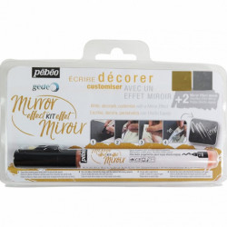 Pebeo mirror effect zestaw do zdobienia - sklep plastyczny - szał dla