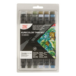 Kurecolor Twin WS Gray set of 12 markers - szal art - sklep plastyczny